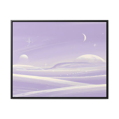 Ethereal Moonscape - Gallery Canvas Wraps, Horizontal Frame