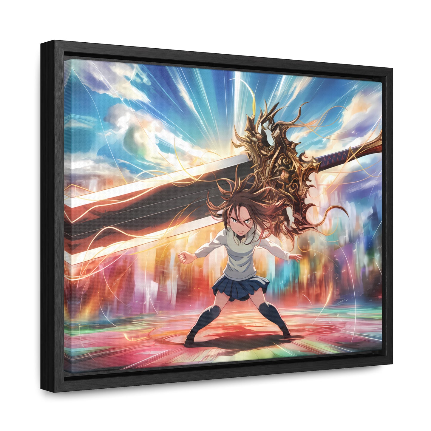 Blade of the Infinite Resolve - Gallery Canvas Wraps, Horizontal Frame