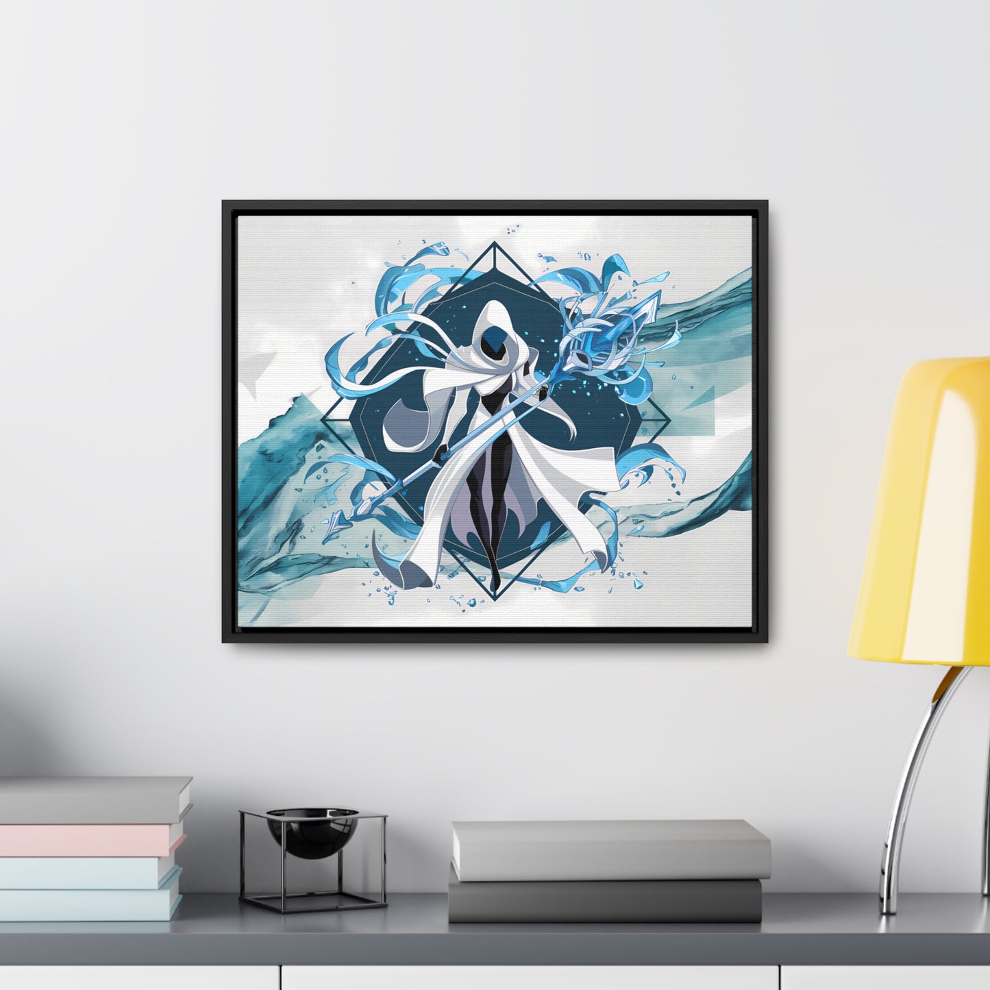 Ethereal Sentinel of the Tides - Gallery Canvas Wraps, Horizontal Frame