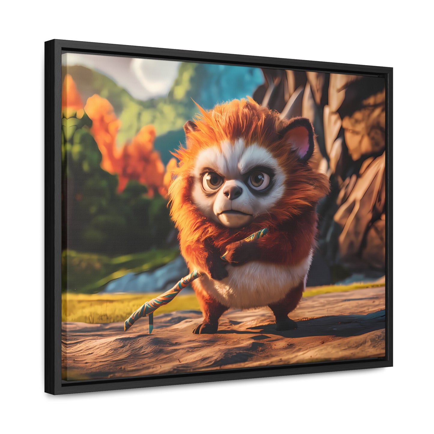 Guardian of the Enchanted Forest - Gallery Canvas Wraps, Horizontal Frame