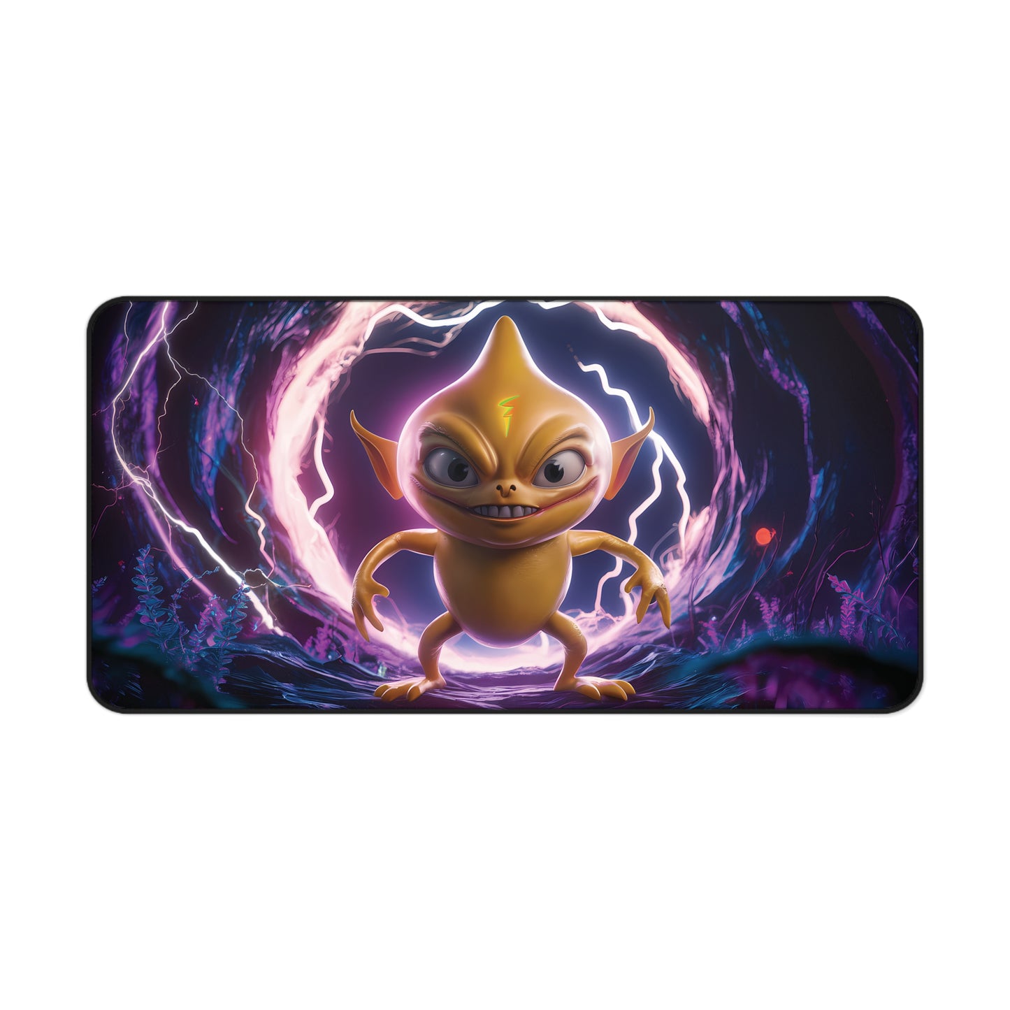 Cute Lightning Alien - Desk Mat