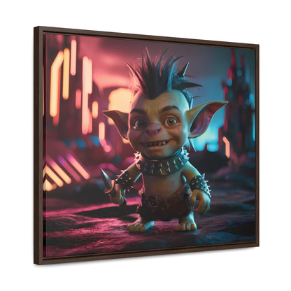 Goblin of the Neon Wastelands - Gallery Canvas Wraps, Horizontal Frame