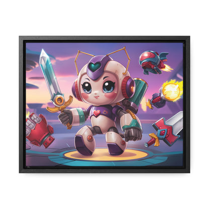 Battle Bot Hero - Gallery Canvas Wraps, Horizontal Frame