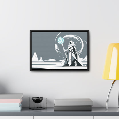 Mage of the Frozen Wastes - Gallery Canvas Wraps, Horizontal Frame