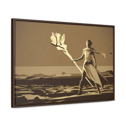 Wanderer of the Desolate Lands - Gallery Canvas Wraps, Horizontal Frame