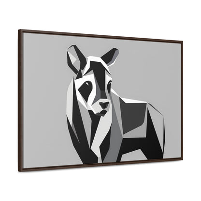 Monochrome Geometry - Gallery Canvas Wraps, Horizontal Frame