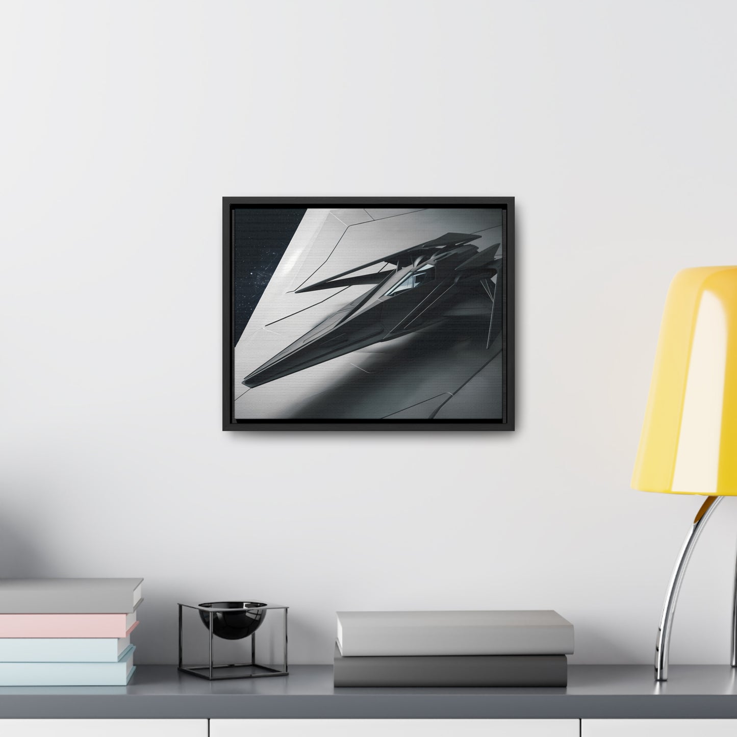 Starlance Stealth Interceptor - Gallery Canvas Wraps, Horizontal Frame