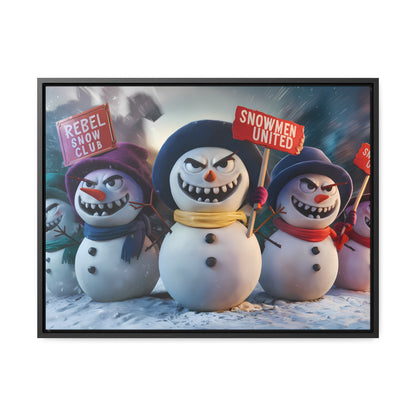 Frosty Revolt - Gallery Canvas Wraps, Horizontal Frame