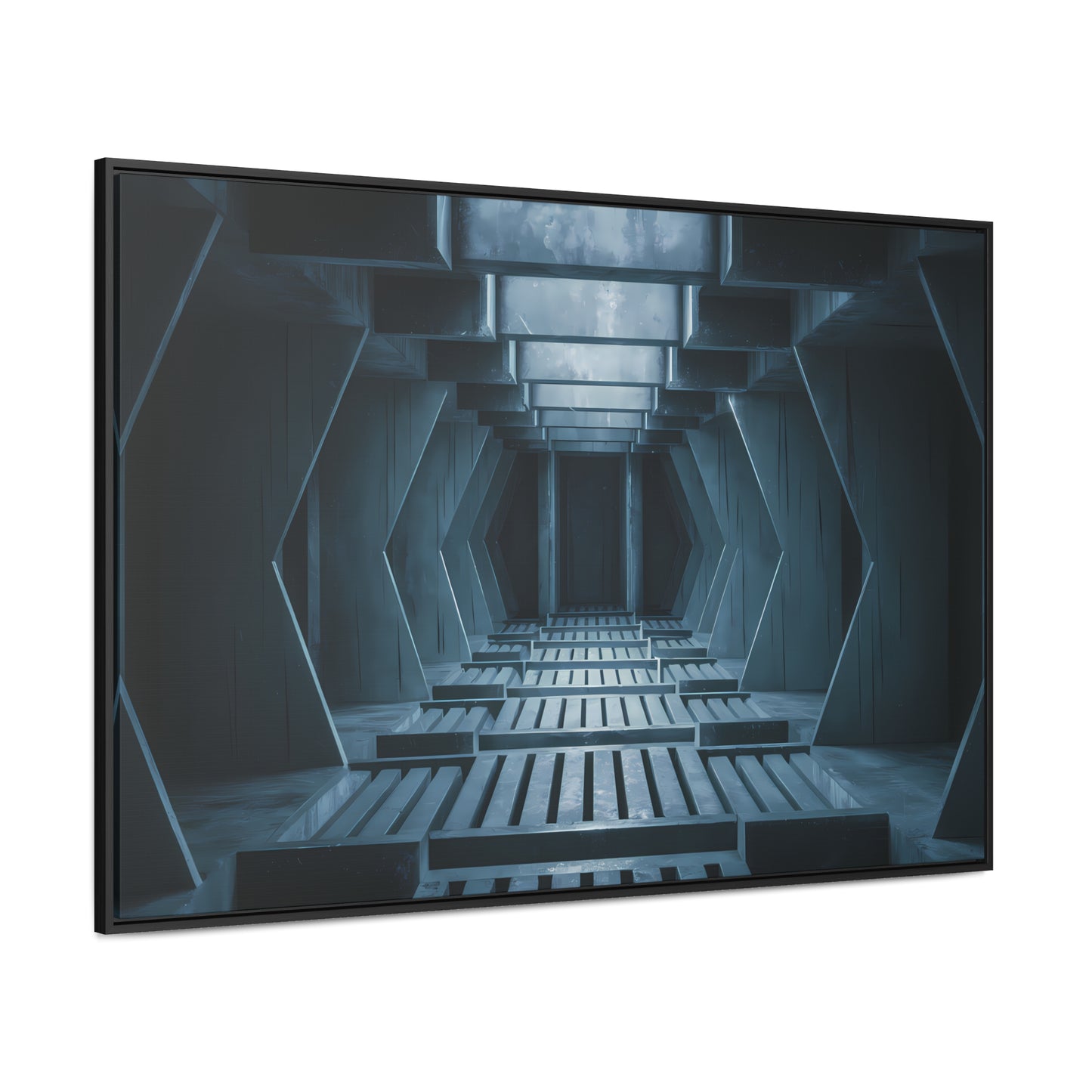 Echoes of the Forgotten Passage - Gallery Canvas Wraps, Horizontal Frame