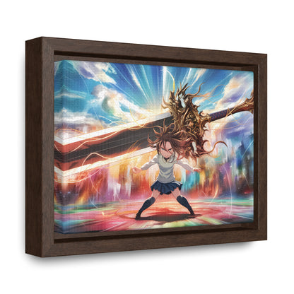 Blade of the Infinite Resolve - Gallery Canvas Wraps, Horizontal Frame