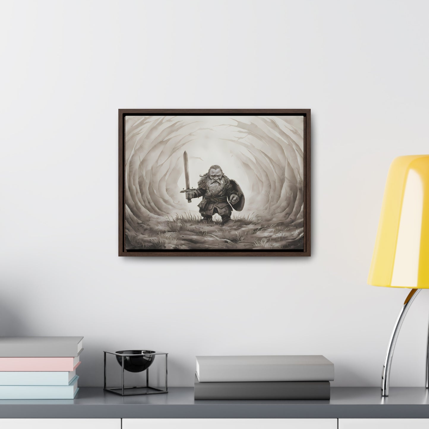 Defender of the Hollowed Path - Gallery Canvas Wraps, Horizontal Frame