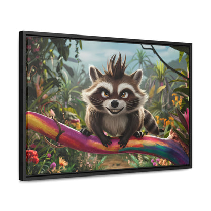 Jungle Mischief - Gallery Canvas Wraps, Horizontal Frame