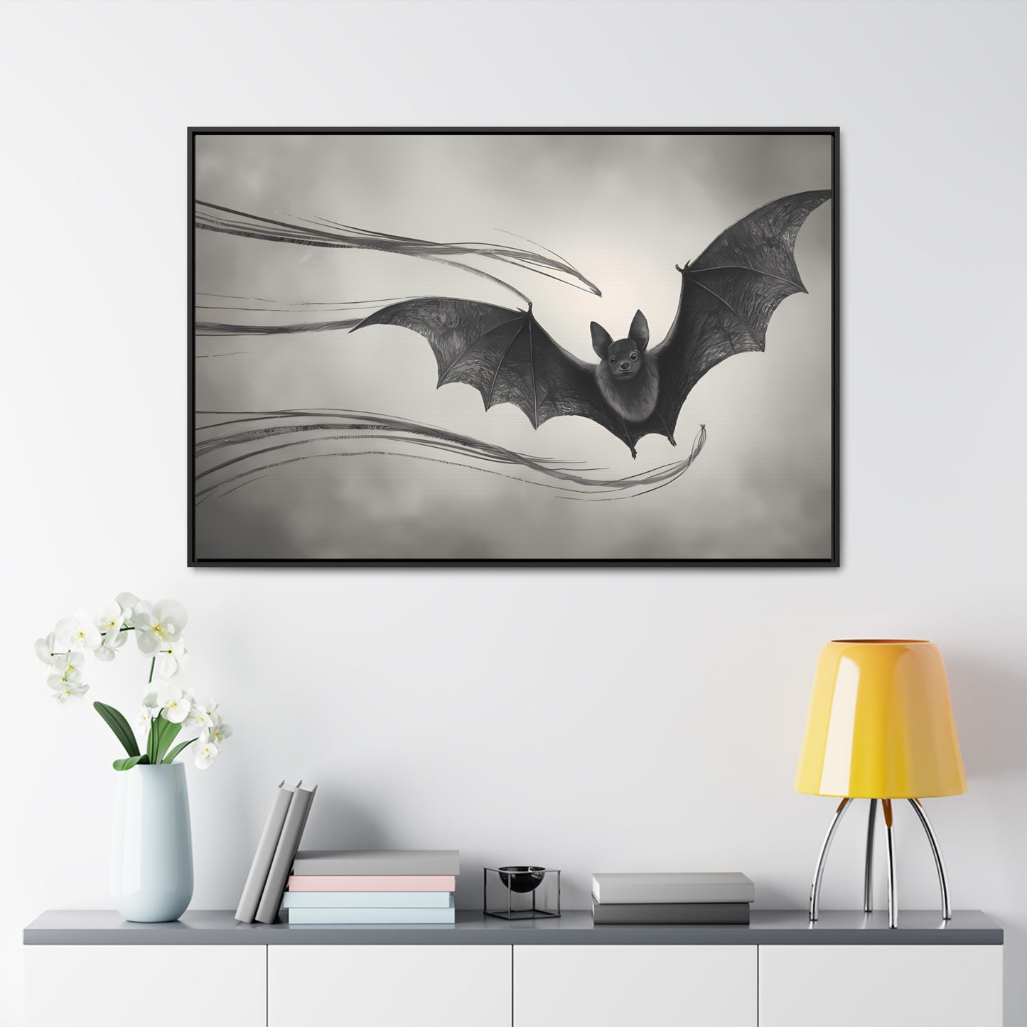 Whispers of the Night - Gallery Canvas Wraps, Horizontal Frame