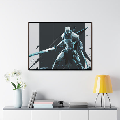 Blade of the Shattered Realm - Gallery Canvas Wraps, Horizontal Frame