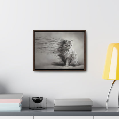 Ephemeral Whiskers - Gallery Canvas Wraps, Horizontal Frame