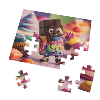 Happy Chocolate Bar - Jigsaw Puzzle (30, 110, 252, 500,1000-Piece)