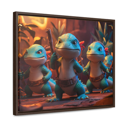 Guardians of the Jungle Tribe - Gallery Canvas Wraps, Horizontal Frame