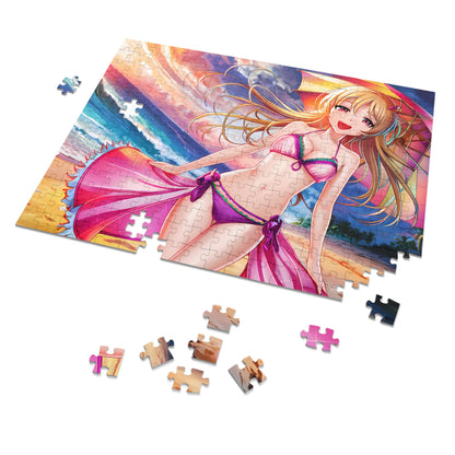 Sunset Bliss at the Beach - Jigsaw Puzzle (30, 110, 252, 500,1000-Piece)