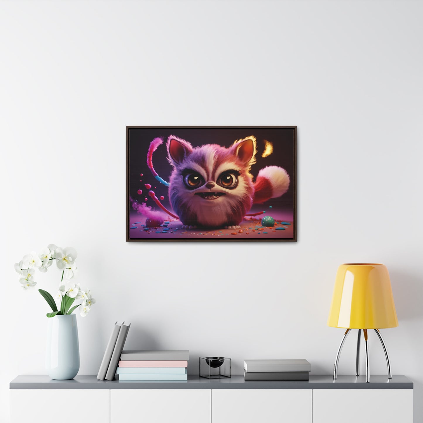 Cosmic Candy Critter - Gallery Canvas Wraps, Horizontal Frame