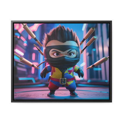 Ninja Toy Showdown - Gallery Canvas Wraps, Horizontal Frame