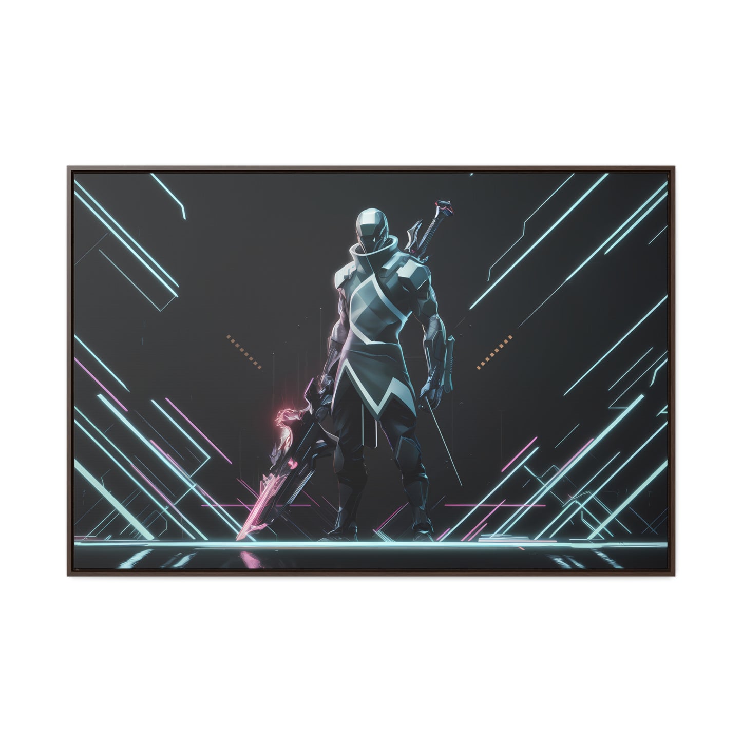 Cybernetic Vanguard - Gallery Canvas Wraps, Horizontal Frame