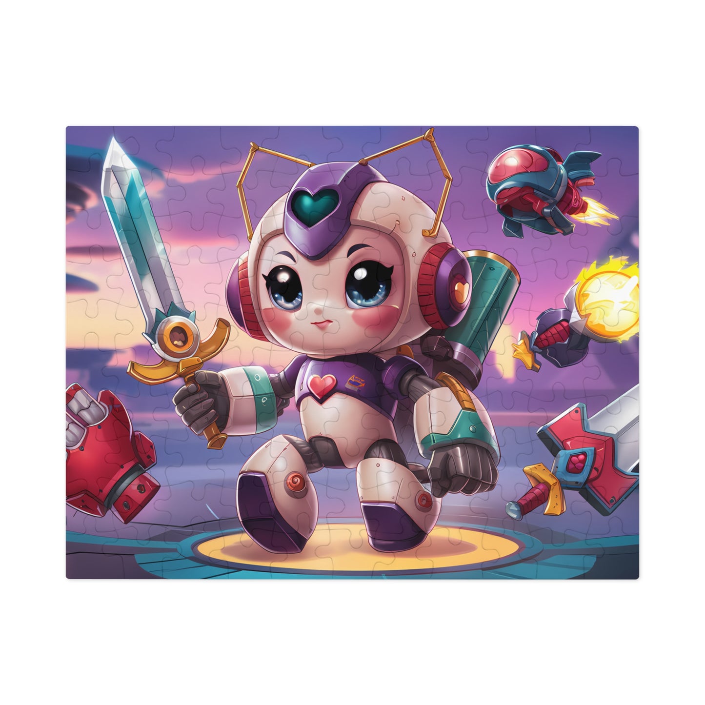 RoboWarrior: Heart of the Battle - Jigsaw Puzzle (30, 110, 252, 500,1000-Piece)