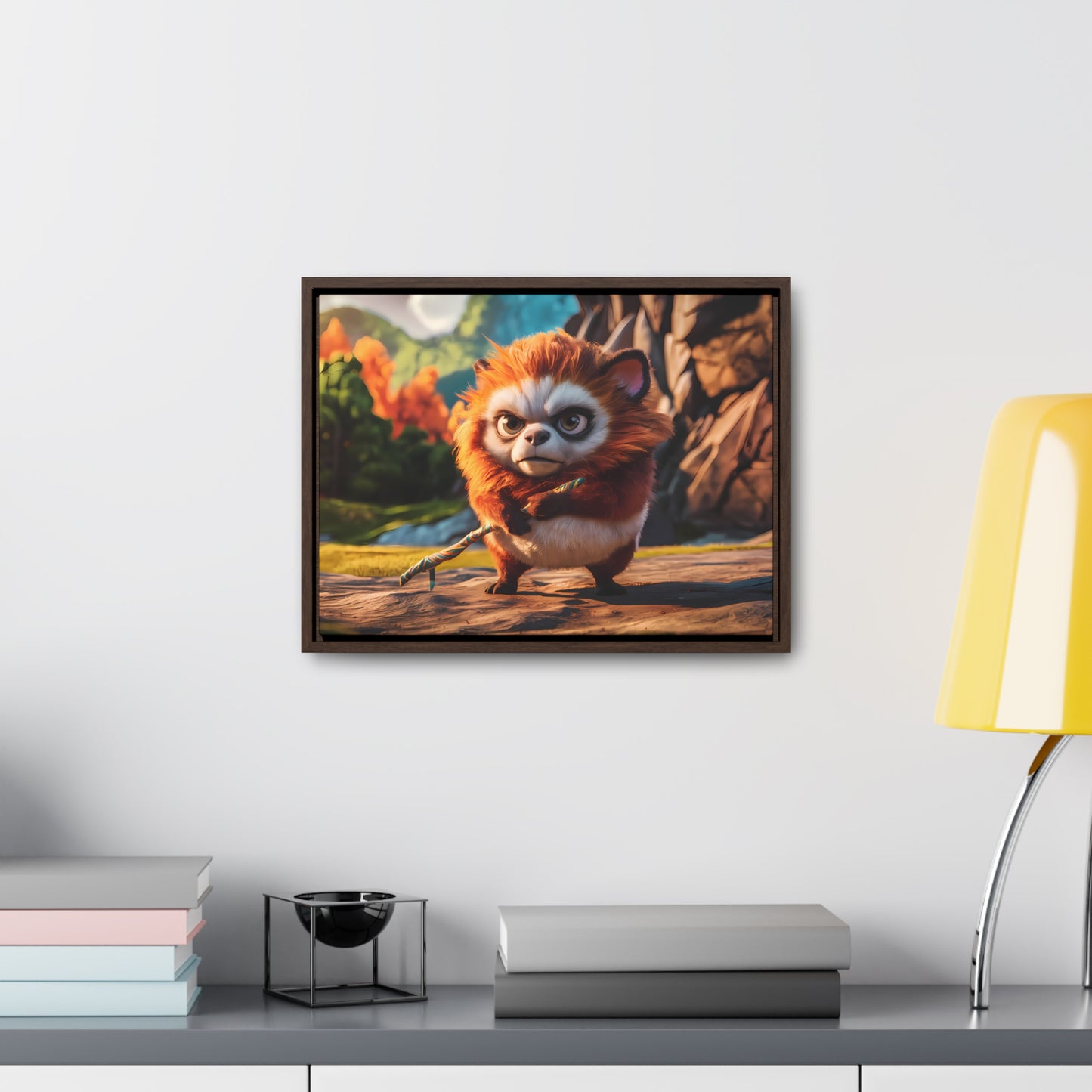 Guardian of the Enchanted Forest - Gallery Canvas Wraps, Horizontal Frame