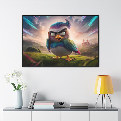 Feathered Fury: The Guardian of the Sky - Gallery Canvas Wraps, Horizontal Frame