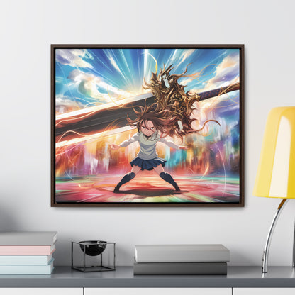 Blade of the Infinite Resolve - Gallery Canvas Wraps, Horizontal Frame