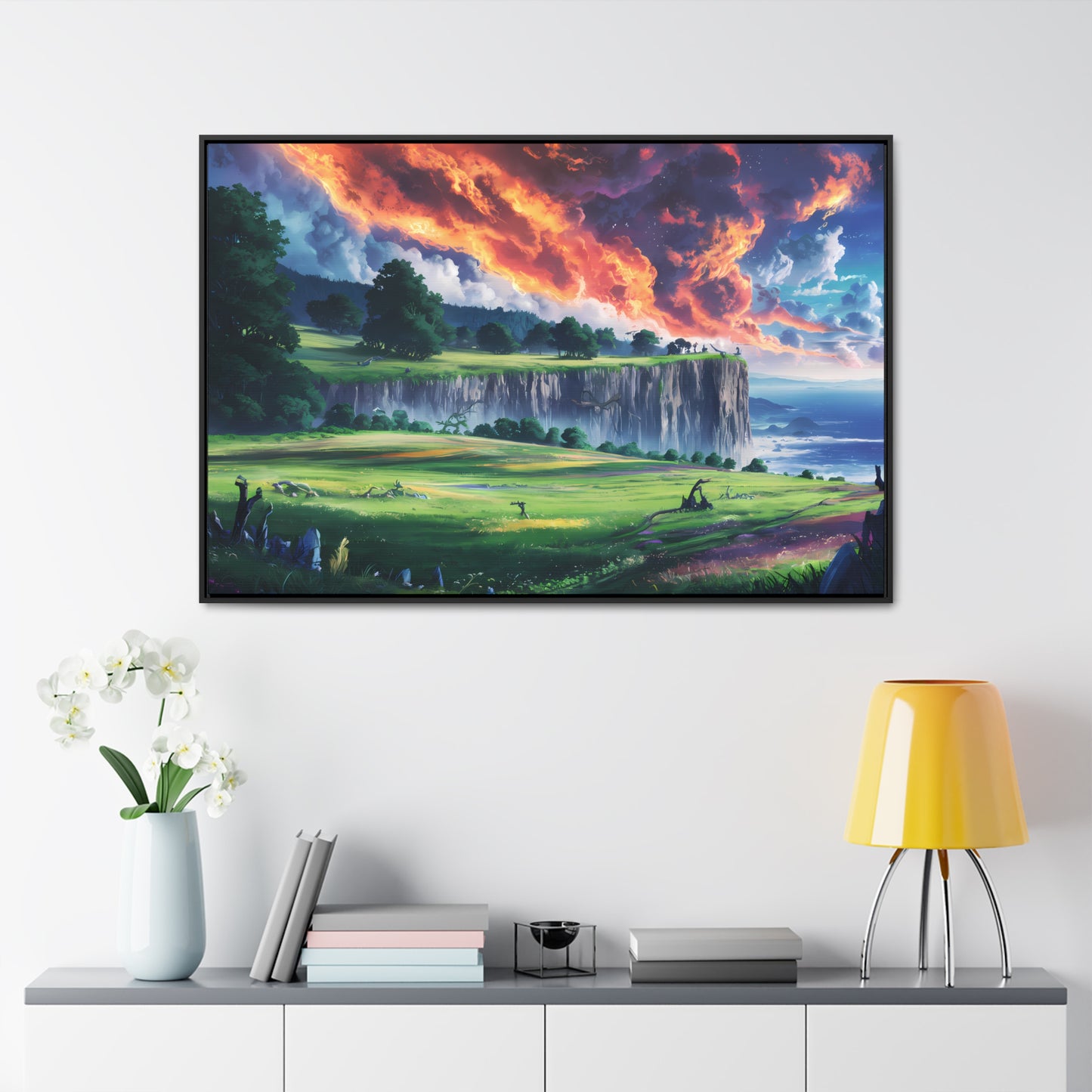 Edge of the Burning Sky - Gallery Canvas Wraps, Horizontal Frame