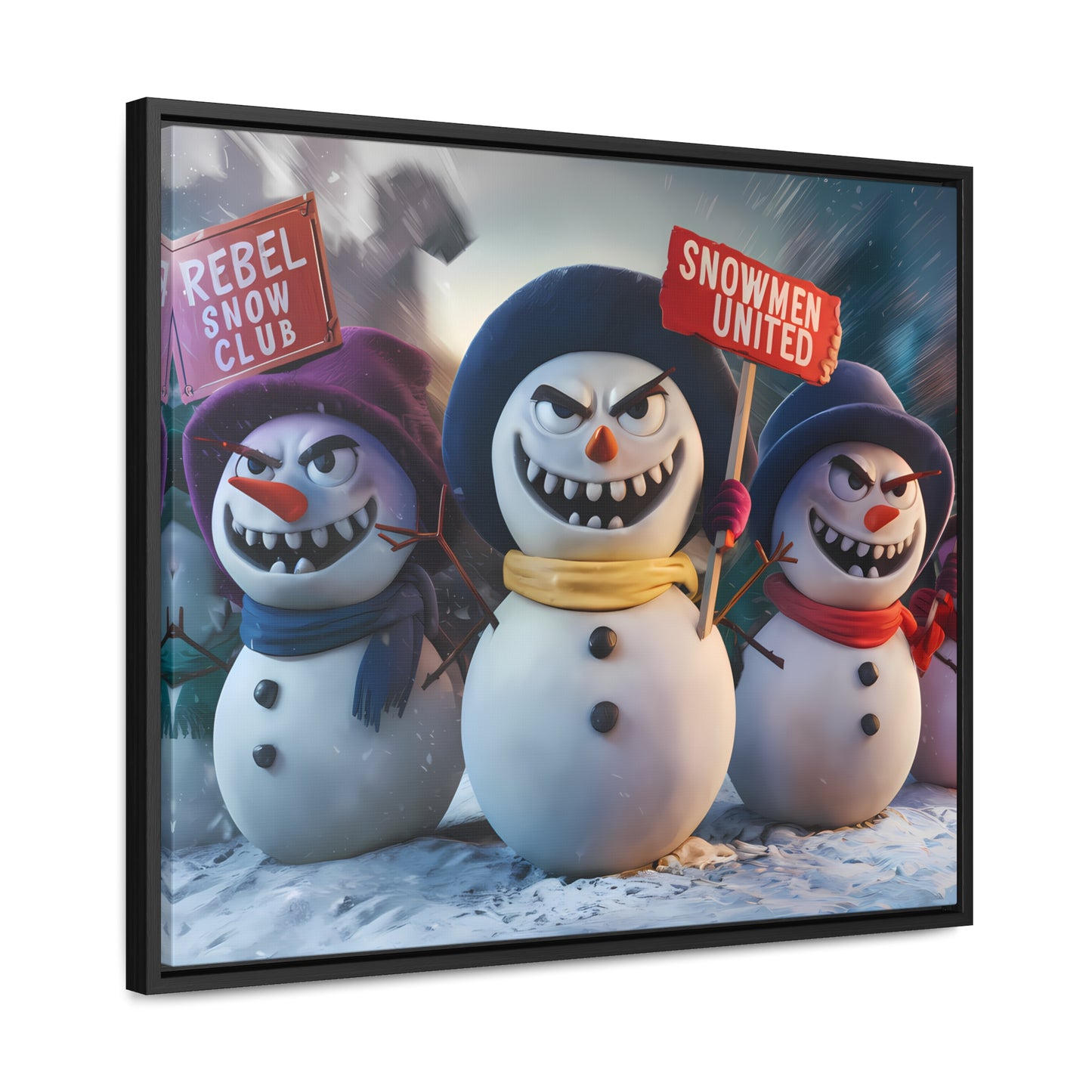 Frosty Revolt - Gallery Canvas Wraps, Horizontal Frame