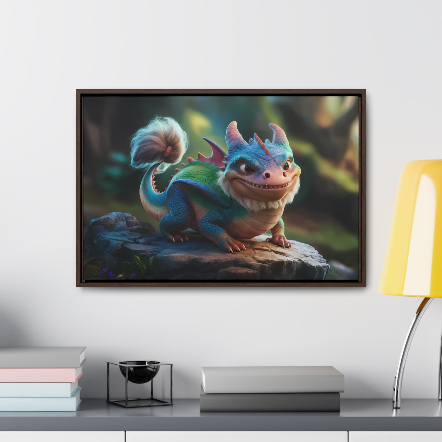 Guardian of the Enchanted Grove - Gallery Canvas Wraps, Horizontal Frame