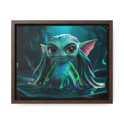 Guardian of the Enchanted Lagoon - Gallery Canvas Wraps, Horizontal Frame