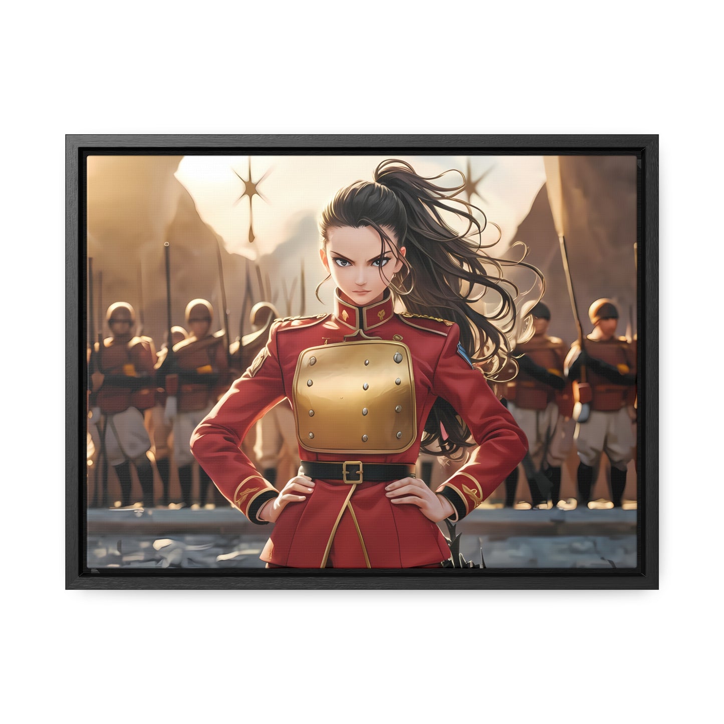 Commander of the Crimson Legion - Gallery Canvas Wraps, Horizontal Frame