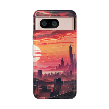 Anime City at Dawn - Smartphone Tough Cases