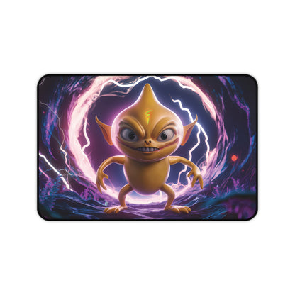 Cute Lightning Alien - Desk Mat