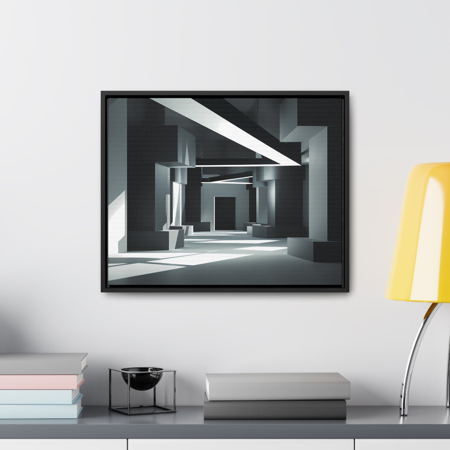 Echoes of Geometry - Gallery Canvas Wraps, Horizontal Frame