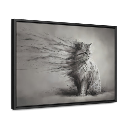 Ephemeral Whiskers - Gallery Canvas Wraps, Horizontal Frame