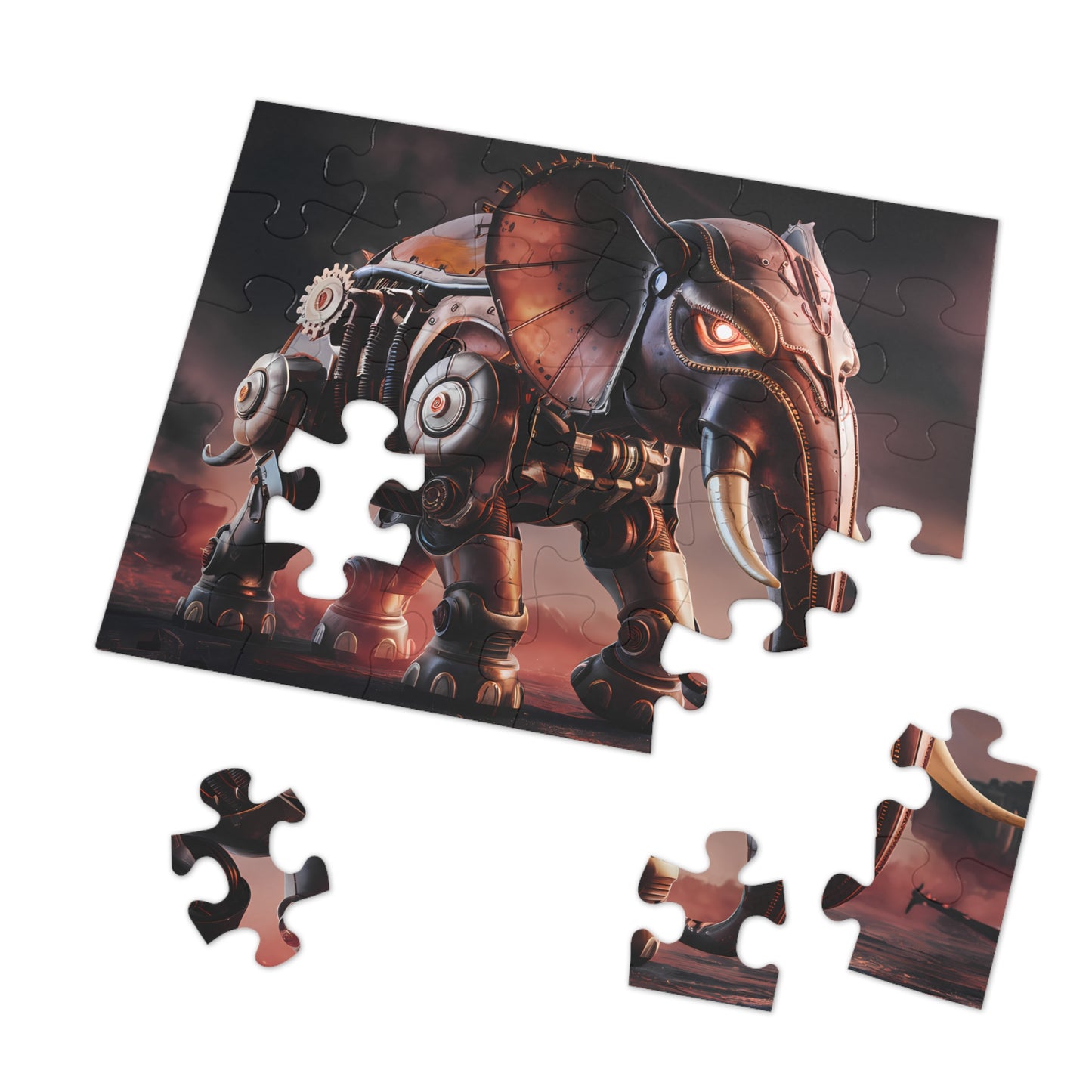 Iron Mammoth - Jigsaw Puzzle (30, 110, 252, 500,1000-Piece)