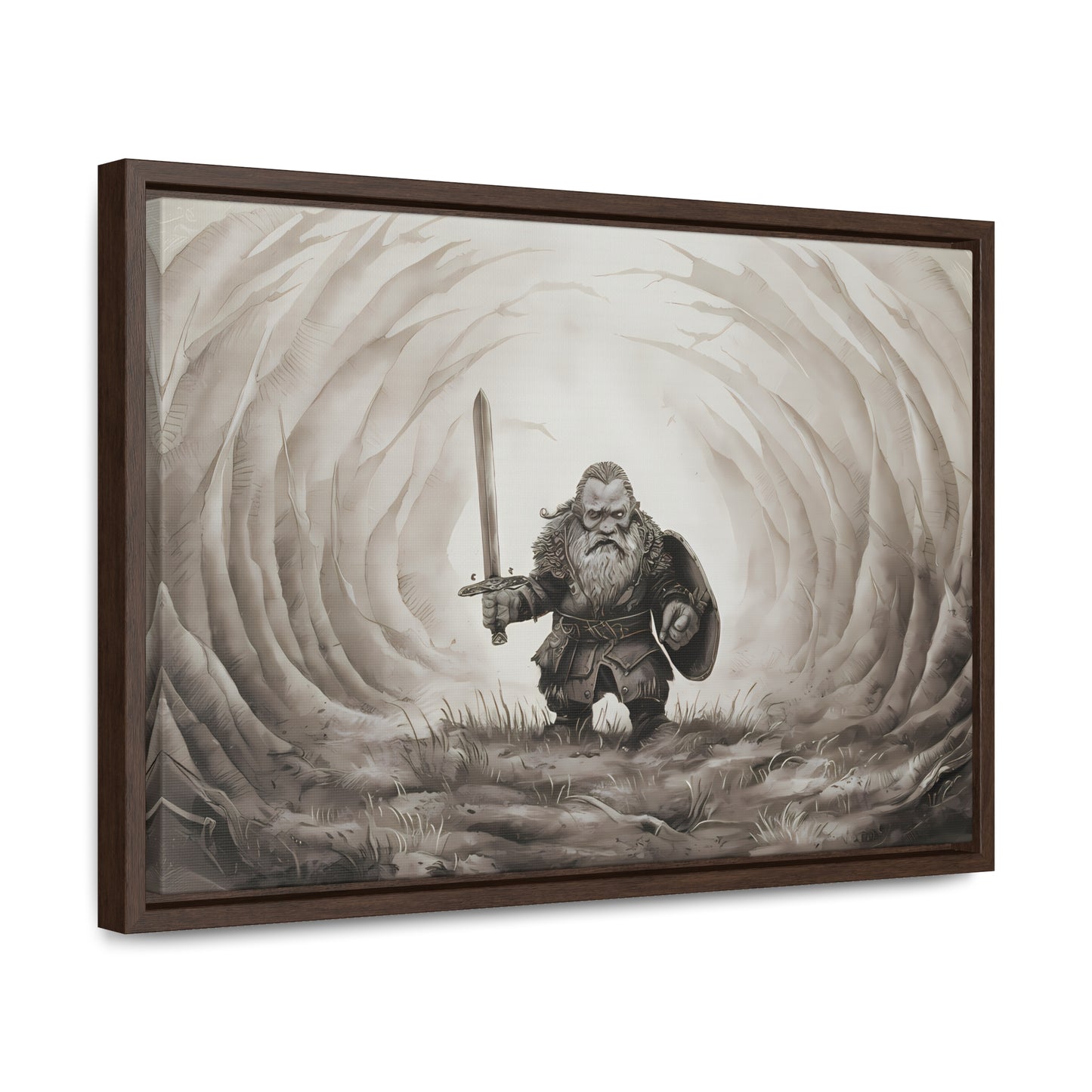 Defender of the Hollowed Path - Gallery Canvas Wraps, Horizontal Frame