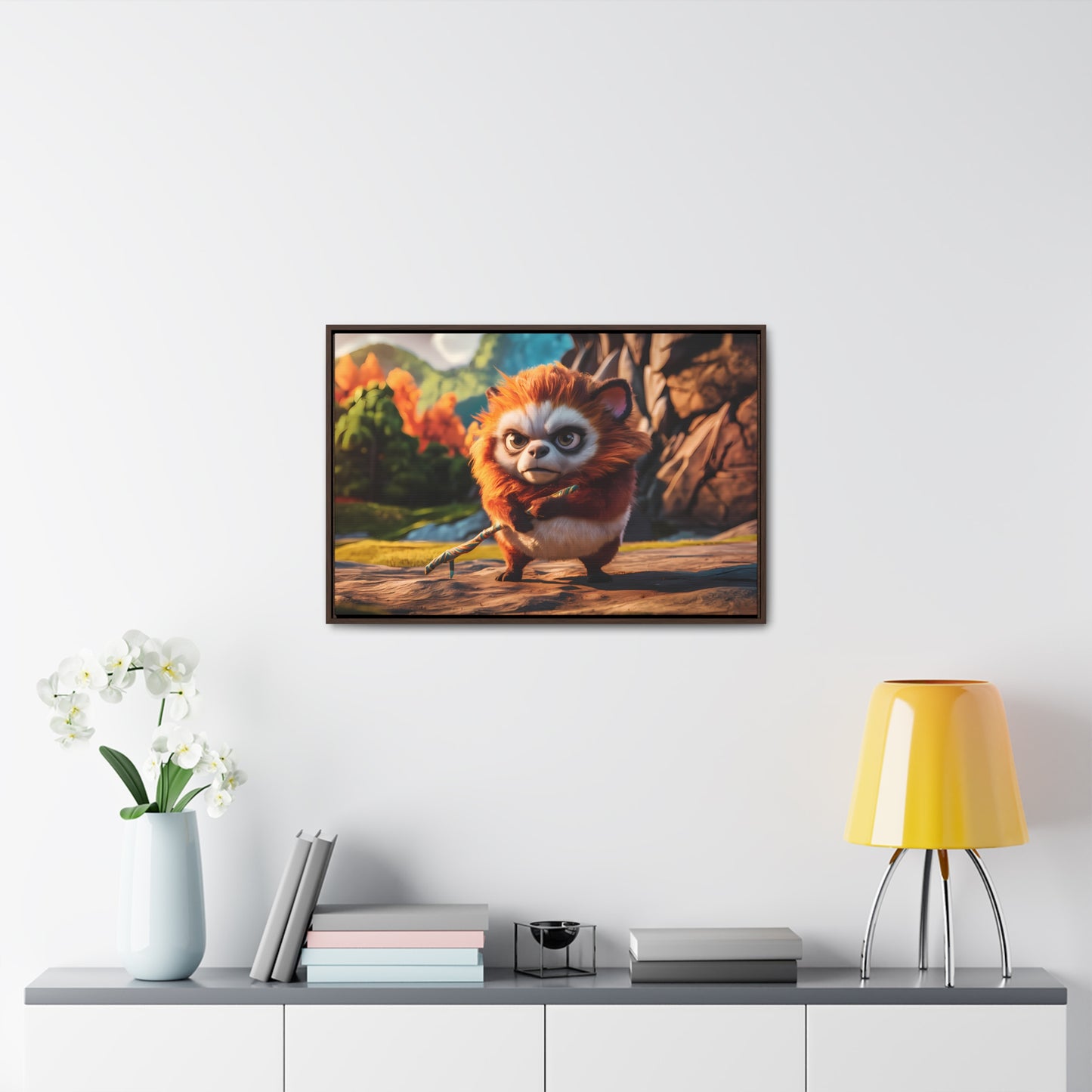 Guardian of the Enchanted Forest - Gallery Canvas Wraps, Horizontal Frame