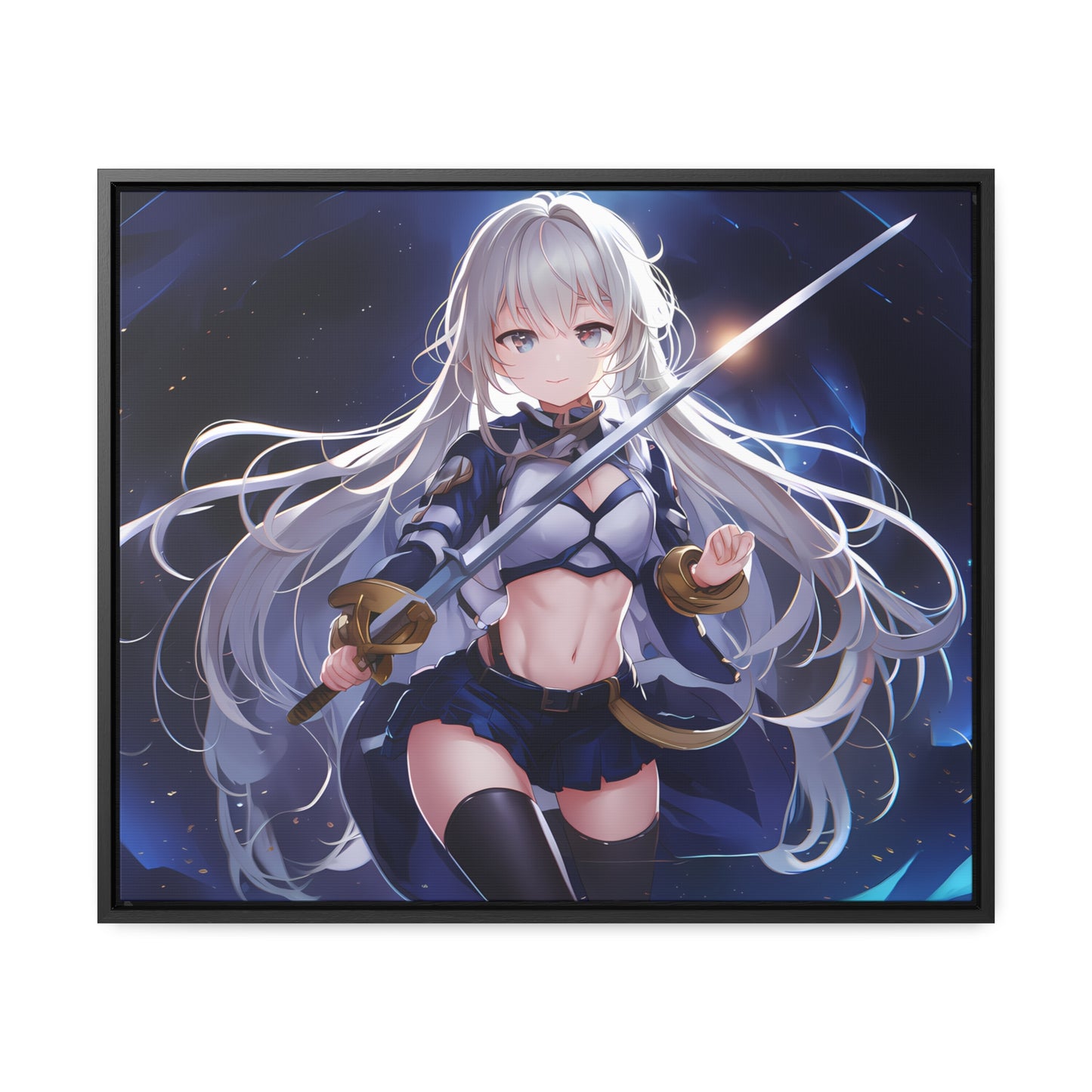 Blade of the Celestial Knight - Gallery Canvas Wraps, Horizontal Frame