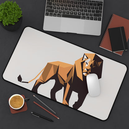 Geometric Lion - Desk Mat