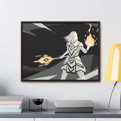 Ethereal Flamebearer - Gallery Canvas Wraps, Horizontal Frame