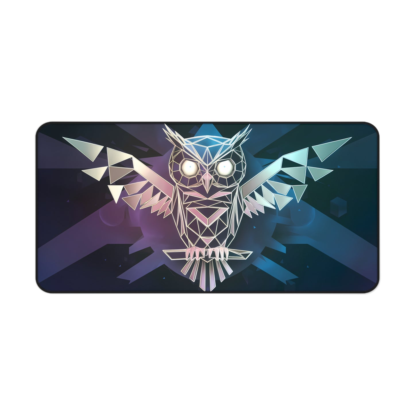 Geometric Owl of Illumination - Desk Mat