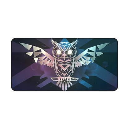 Geometric Owl of Illumination - Desk Mat