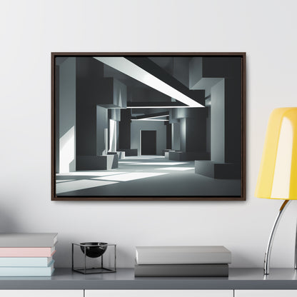 Echoes of Geometry - Gallery Canvas Wraps, Horizontal Frame