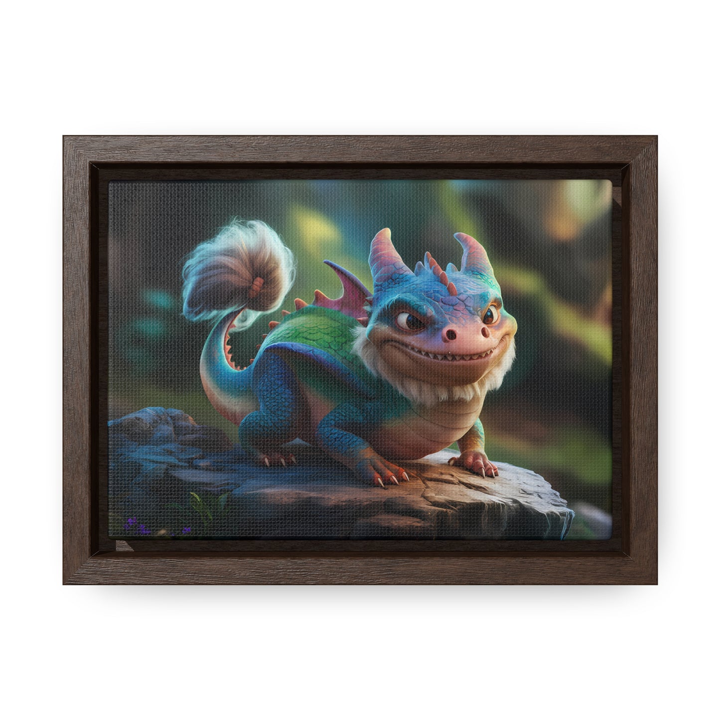 Guardian of the Enchanted Grove - Gallery Canvas Wraps, Horizontal Frame