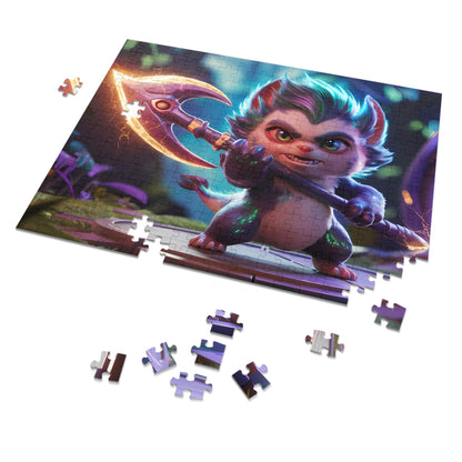 Fierce Furry Warrior - Jigsaw Puzzle (30, 110, 252, 500,1000-Piece)