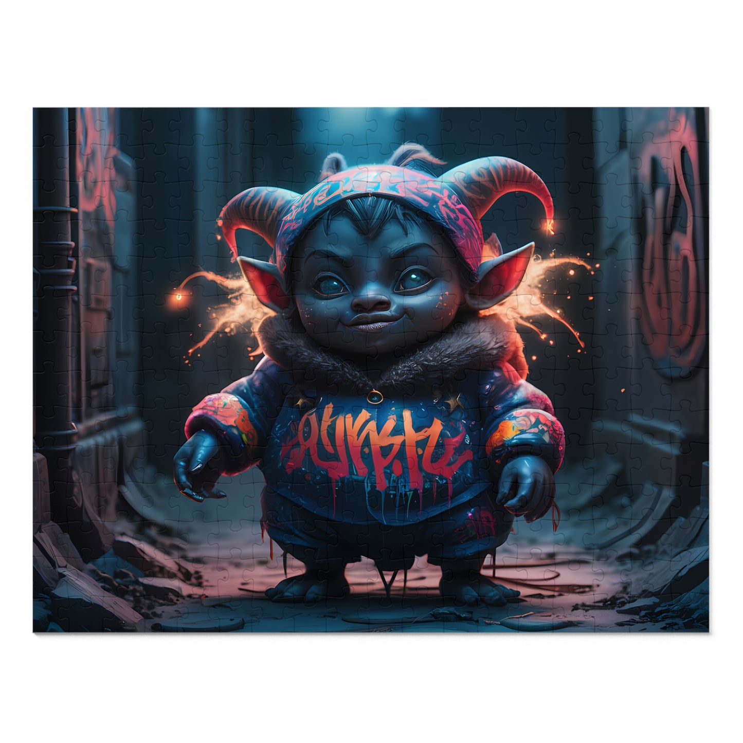 Urban Imp: The Streetwise Trickster - Jigsaw Puzzle (30, 110, 252, 500,1000-Piece)